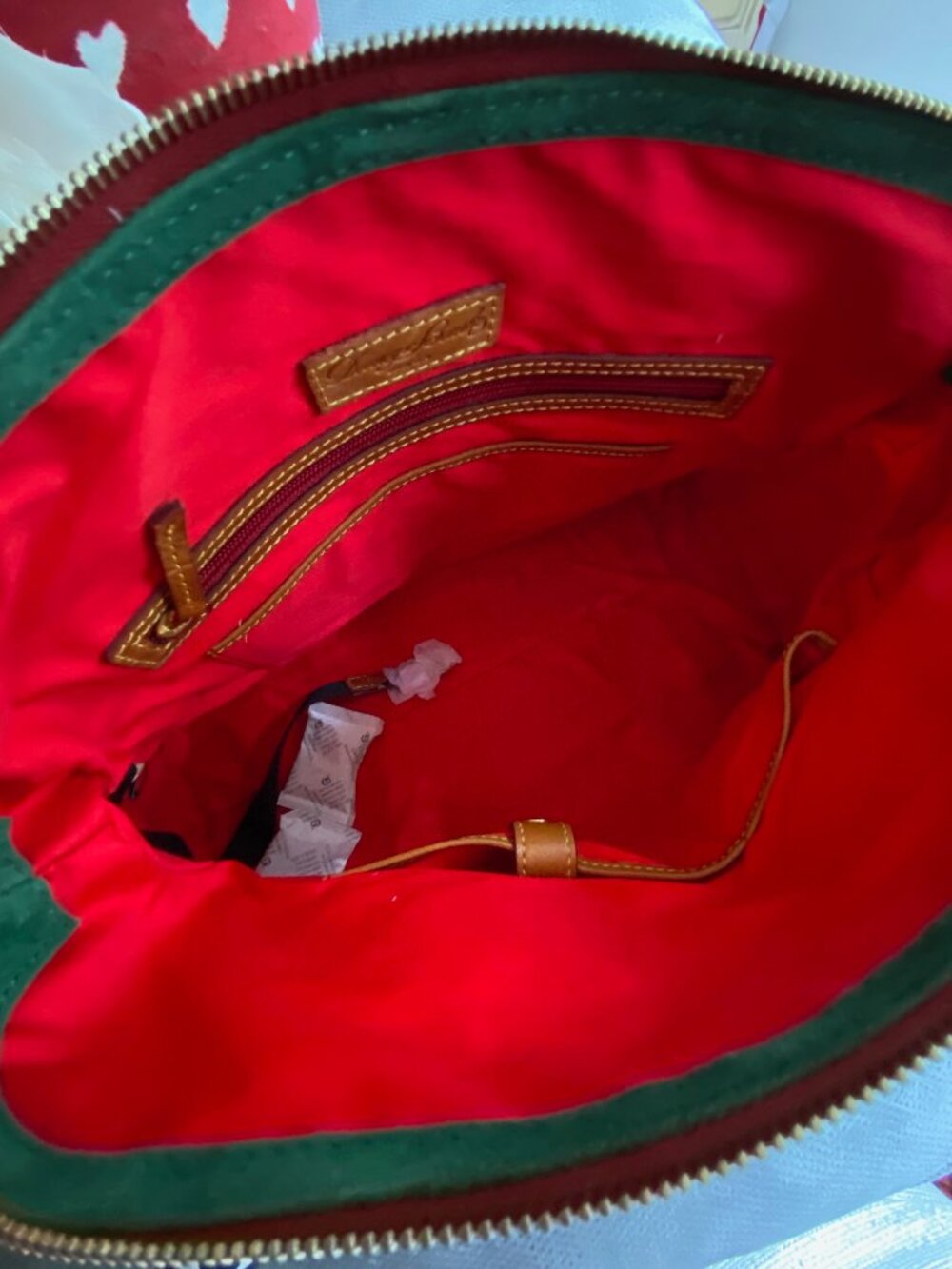 NWT Dooney & Bourke Leather Domed Buckle Satchel - Picture 7 of 10